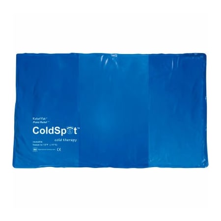 Fabrication Enterprises Relief Pak ColdSpot Reusable Blue Vinyl Cold Pack, Oversize 11" x 21", 12/PK 11-1002-12